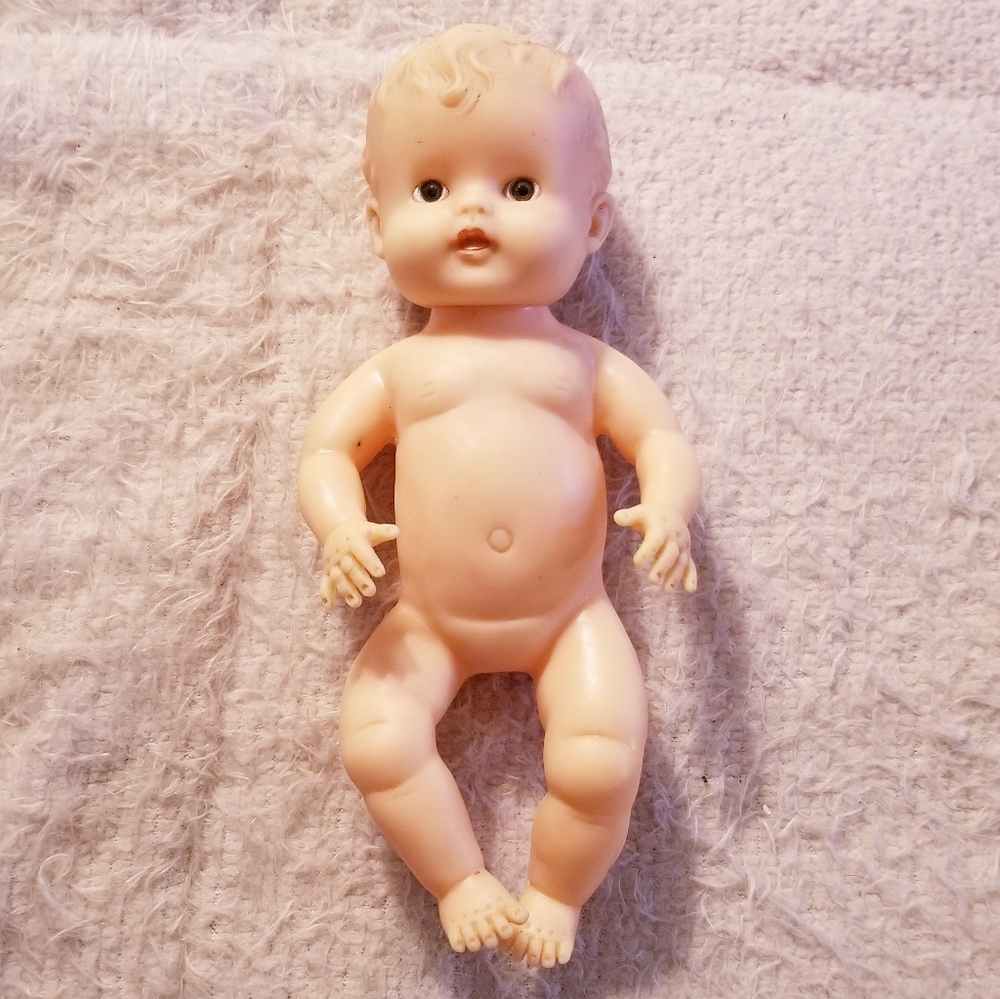 Rubber Baby Water Doll Vintage